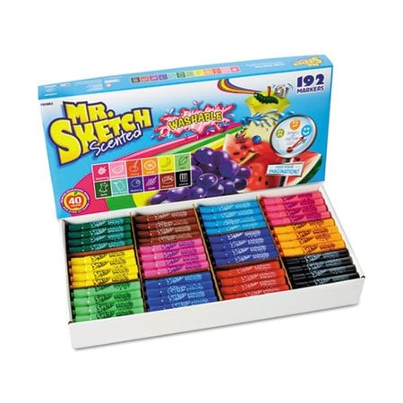 Sanford Assorted Coloring Marker, Broad Tip 1924063